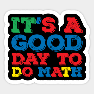 Vintage Funny Math Class Teaching Quote Sticker